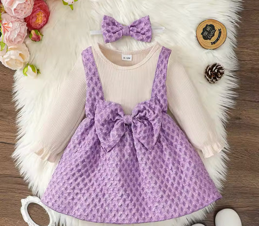 Purple Bow Dress